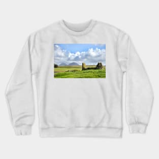 The ruins of Finlaggan on Islay, Scotland Crewneck Sweatshirt